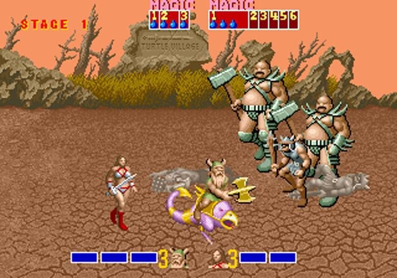 golden axe retro gaming