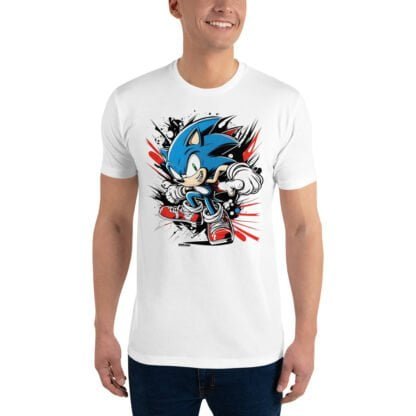 t-shirt retro gaming sega sonic