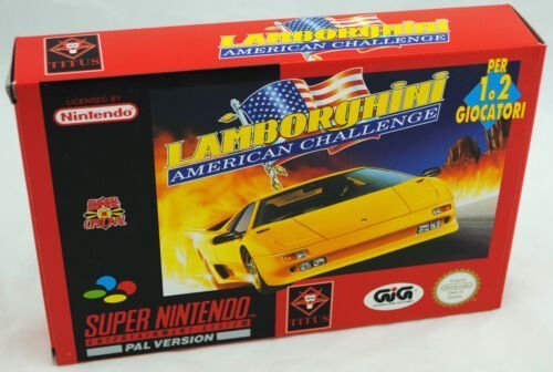 Lamborghini American Challenge sur Super Nintendo chez La Boutique du Geek